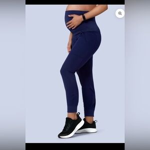 Women's Navy Blue Jogger Pants